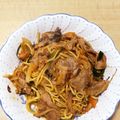 マダムスカーレット's cooksnap of when they made 中毒性あり✿和風キムチ焼きそば.