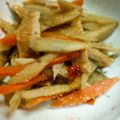 ☆kassi ☆'s cooksnap of when they made お手軽♪甘辛きんぴらごぼう.