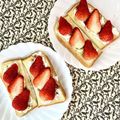 ふたごゆき's cooksnap of when they made いちご抹茶ティラミストースト★おやつパン.