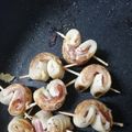 kyokoha's cooksnap of when they made ハートが可愛いちくわとベーコンの磯辺揚げ.