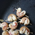 kyokoha's cooksnap of when they made ハートが可愛いちくわとベーコンの磯辺揚げ.