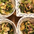 MHR2mama's cooksnap of when they made レンチン♪豆苗とツナとお揚げさん.