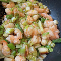 amycooking's cooksnap of when they made 海老とセロリの塩炒め.