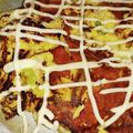 ブランシュkuu's cooksnap of when they made かりかりチーズのお好み焼き.