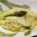 双子プラスone's cooksnap of when they made ホワイトアスパラのシンプルリゾット.