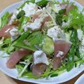 さちへ♪'s cooksnap of when they made リコッタチーズと水菜のサラダ.