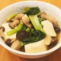 かなりんココりん's cooksnap of when they made 簡単♪絹ごし豆腐と小松菜 きのこの和風煮.