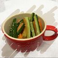 iziz's cooksnap of when they made 保育園で人気☆スティックサラダ(お漬物).