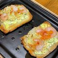 QPはにー's cooksnap of when they made キャベツとエビのスイチリトースト.