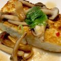 ばたみそーぱん☆'s cooksnap of when they made 豆腐ステーキ☆ガリバタ醤油♪.