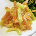 vivianj's cooksnap of when they made 人参たくわんごまマヨ和え.