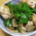ビギナーえい's cooksnap of when they made ピーマンと鶏もも肉の旨塩炒め.