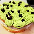 ハチ8コロ8's cooksnap of when they made 抹茶チョコ小豆のモンブランショートケーキ.
