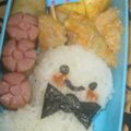 いづづん's cooksnap of when they made キャラ弁☆てるてる坊主♪.