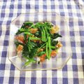 ﾁｲﾁｬﾝﾏﾏ's cooksnap of when they made ほうれん草とカリカリちゃん.