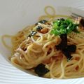 こぼく's cooksnap of when they made なめたけ柚子胡椒のパスタ.