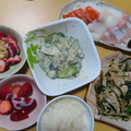 よちりん's cooksnap of when they made もう１品！きゅうりのおかかマヨわさび和え.