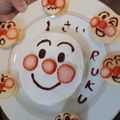 クックJO5G5O☆'s cooksnap of when they made 誕生日☆アンパンマンケーキ.