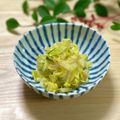 サヤスカマカン's cooksnap of when they made すごーく簡単♬キャベツ辛子和え.
