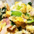 かなちん0807's cooksnap of when they made 簡単☆チンゲン菜、ベーコン、卵の炒め物.