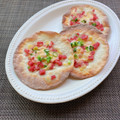 ころわんの母さん's cooksnap of when they made 余った餃子の皮で☆ネギたっぷりミニピザ.