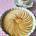 在宅勤務のおじさん's cooksnap of when they made りんごカスタードタルト.