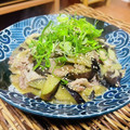 料理男子部's cooksnap of when they made 平茸と豚肉と茄子の甘辛炒め.