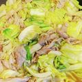 クックALQHB1☆'s cooksnap of when they made みそ風味✿ 春キャベツと豚肉きのこ✿.