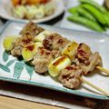 なおミール's cooksnap of when they made ビール多めに～激安こまぎれ串焼き！.