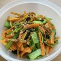 お塩と砂糖's cooksnap of when they made パッと出来る小松菜とあげの炒め物.