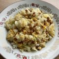お塩と砂糖's cooksnap of when they made 甘く香る新玉ねぎとクミンの納豆チャーハン.