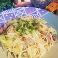 虹色♪︎ちゅーりっぷ's cooksnap of when they made さば缶パスタ.