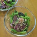 i_yokan's cooksnap of when they made かつおたたきアレンジ♪小松菜和えサラダ.