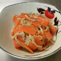 cook_tabby's cooksnap of when they made えのきとにんじんのぽん酢ゴマ和え.