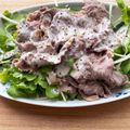 量子♬'s cooksnap of when they made さわやかミニセロリと牛しゃぶのサラダ.