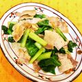 ★kokomama★'s cooksnap of when they made 豚バラと小松菜のニンニク炒め.