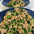 ｸﾏﾘｴ's cooksnap of when they made 子供も大好き！ひき肉とニラの簡単まぜそば.