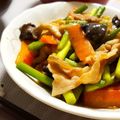 ぴ〜すけ✿'s cooksnap of when they made 豚肉とニンニクの芽のピリ辛炒め.