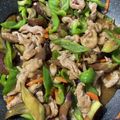 sato3★'s cooksnap of when they made 豚こまとナスとピーマンの甘酢炒め☆.