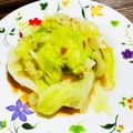kinniko's cooksnap of when they made レタスの湯引き.