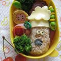 ハナえもん♪'s cooksnap of when they made キャラ弁✿グルミット弁当.