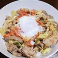ちえたろう's cooksnap of when they made ♡牛焼き肉とキムチの贅沢スタミナ丼♡.