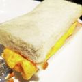 にしあまね's cooksnap of when they made ハムと厚焼き卵のサンドイッチ.