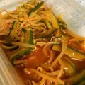 葉流さん's cooksnap of when they made ピリ辛 胡瓜とモヤシのごま油炒め.