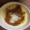 ゆーま母's cooksnap of when they made フライパンひとつdeミートソースパスタ.