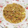 もぐ・ω・くま's cooksnap of when they made 簡単15分◎包丁いらず卵しらすチャーハン.