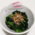 もぐ・ω・くま's cooksnap of when they made めんつゆで美味しい「ほうれん草のお浸し」.
