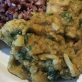 Yokchina's cooksnap of when they made カリフラワーとじゃがいものカレー.