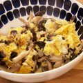 ar0's cooksnap of when they made 簡単。シンプルな平茸と卵の中華炒め.