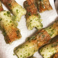 midori_'s cooksnap of when they made 自家製冷凍食品にも☆ちくわの磯辺揚げ.